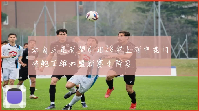 云南玉昆有望引进28岁上海申花门将鲍亚雄加盟新赛季阵容